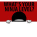 8" x 8" Kilroy Peek-A-Boo Ninja Sticker